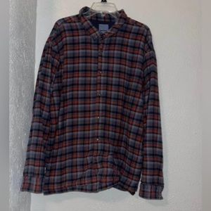 Prana Plaid  Thick Insulated‎ Snap Down Flannel#177